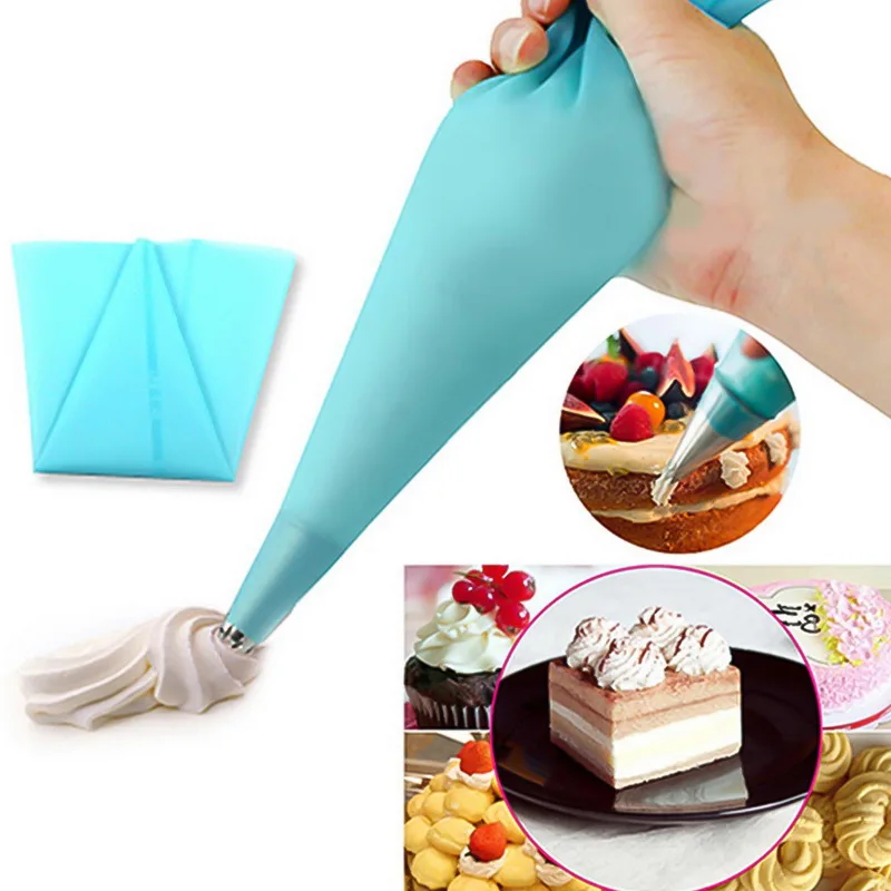 IVYSHION 16 шт. Силиконовые DIY Кондитерские сумки для крема и кондитерских изделий 14