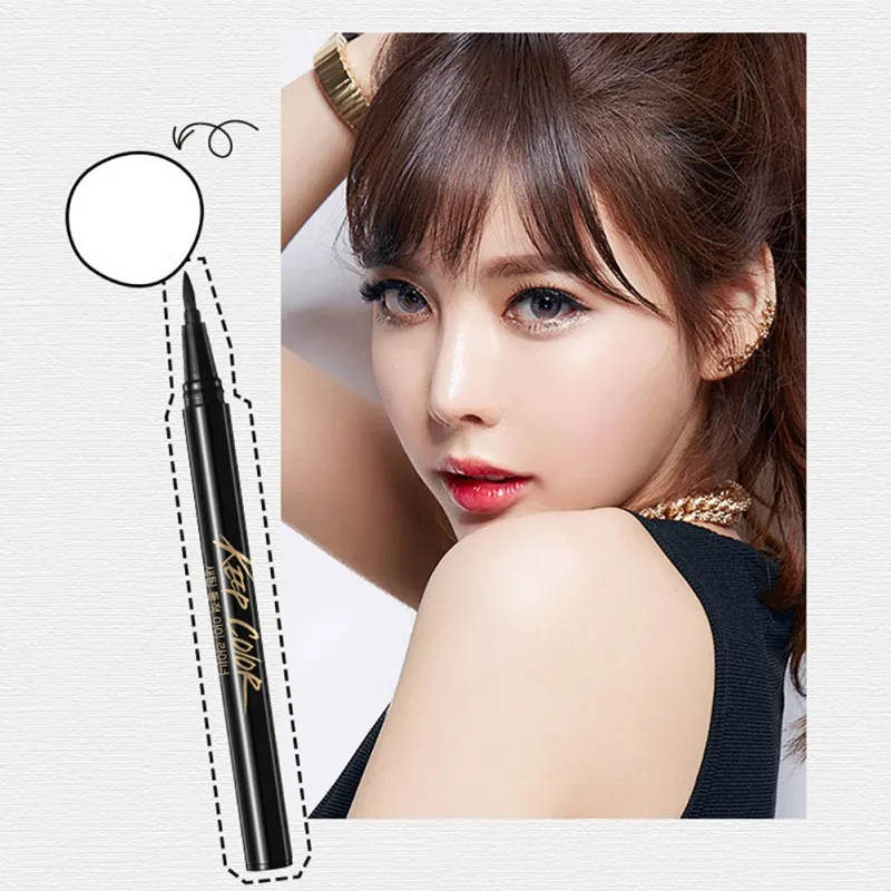 2017 профессиональная Водостойкая Подводка для глаз карандаш стойкая Черная