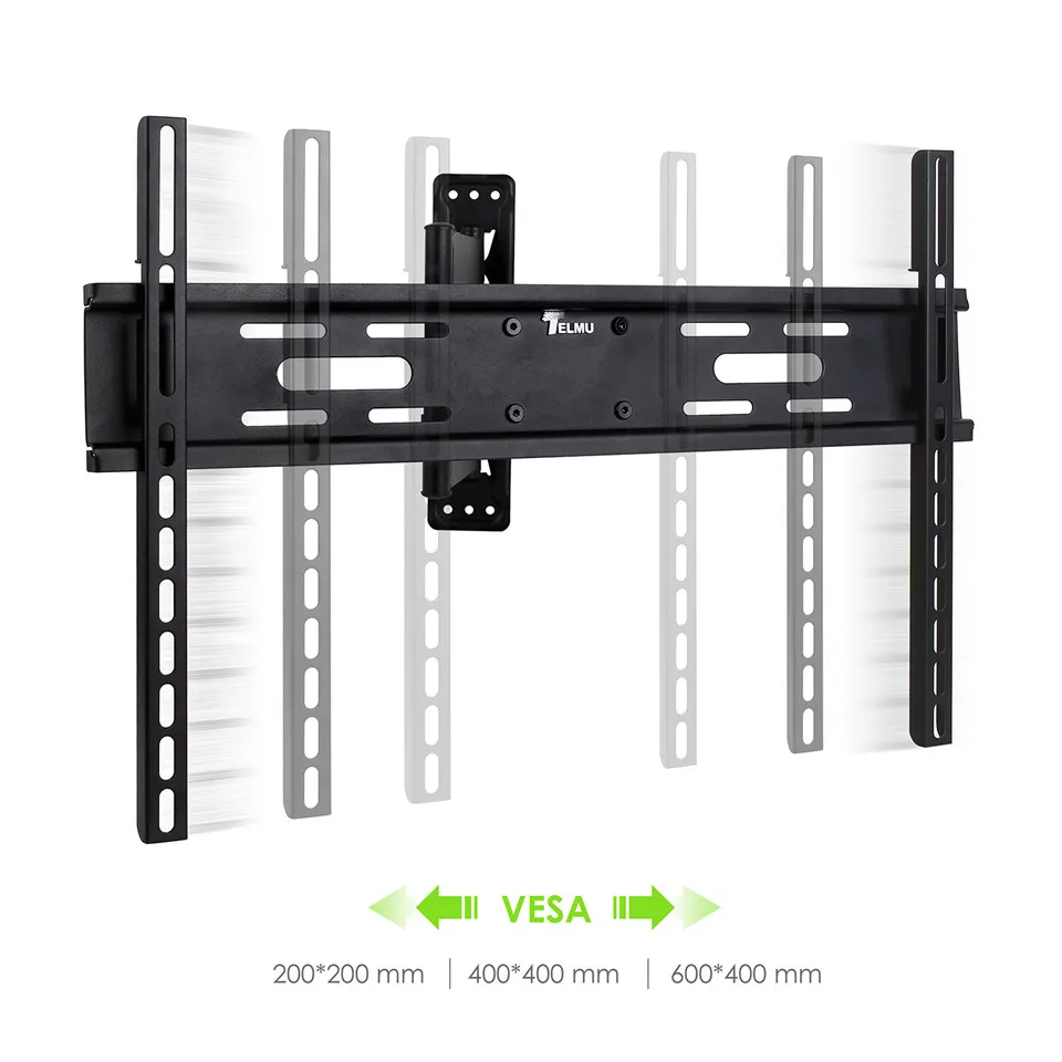 EU Stock Telmu TVM003 TV Wall Mount Bracket Cantilever Arm Tilt Feature for 32 to 70 Inch LED LCD 3D 4K Plasma Screen |