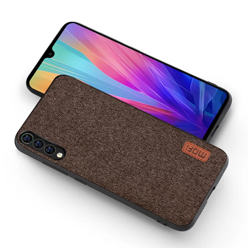coffee Чехол для Xiaomi mi9, глобальная задняя крышка, силиконовая защитная ткань, тканевые противоударные Чехлы, capas MOFi, чехол для mi 9 SE - Цвет: coffee