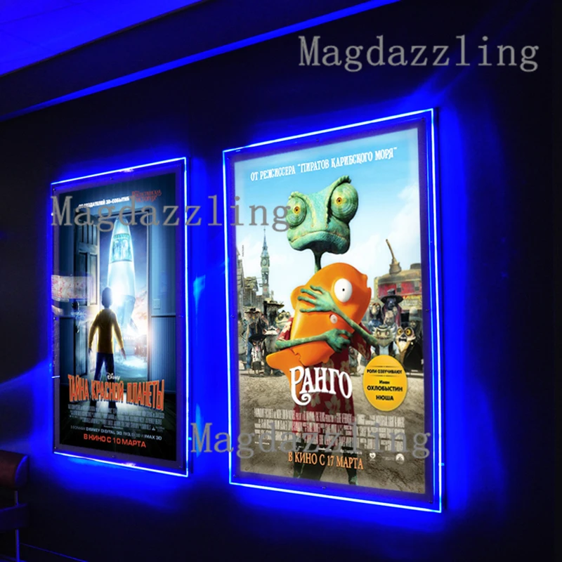 2017 новое поступление 24 &quotx 36&quot тонкая акриловая рамка RGB LEDS Avertising Light Box цвет