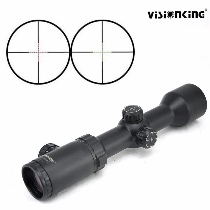 

Visionking 1.5-6x42 Hunting Aim Rifle Scope 30mm Tube Wide Field Long Range Illuminated .223 .308 .30-06 Sniper Optical Sight
