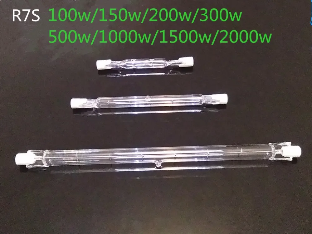 20 штук R7S йод светильник трубный солнечный 100W150W200W300W500W1000W1500W газонная лампа