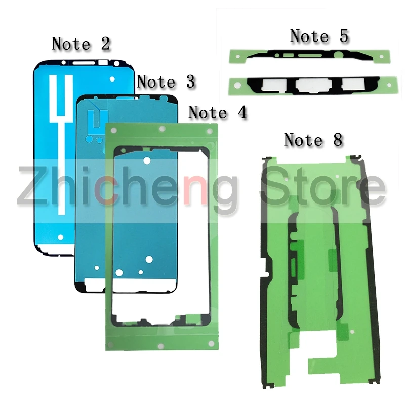 Передняя рамка для ЖК-дисплея средняя клеевые наклейки Samsung Galaxy Note 2 3 4 5 8 neo Edge N7505