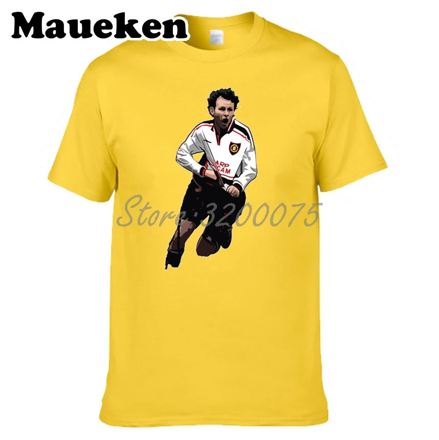 Мужская футболка Ryan Joseph Giggs 11 Legend Captain красная одежда мужская для поклонников