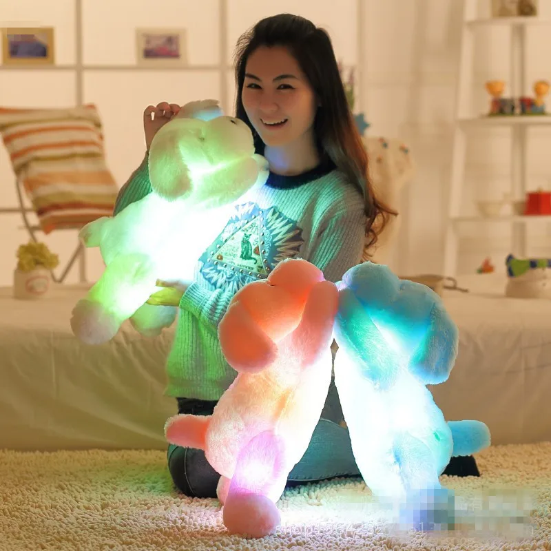 Милая красочная милая плюшевая игрушка со светодиодсветильник кой детские