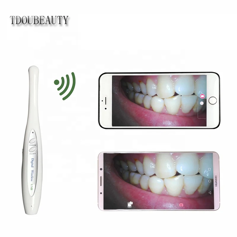 720P Wireless intraoral camera connect mobile phone,ipad view and android phone and save image and easy mobility Free Shipping