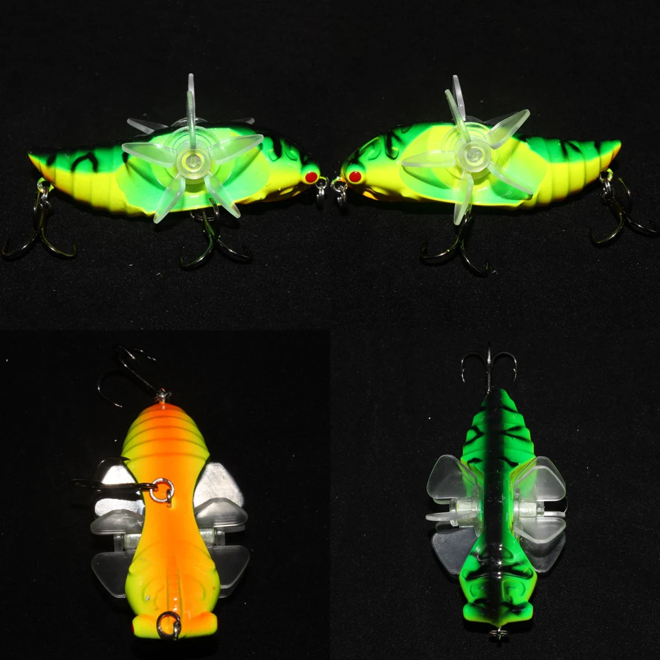 Новый Whopper Cicadas Popper 9 5 см/15 г Поверхностная приманка наживка искусственная жесткая