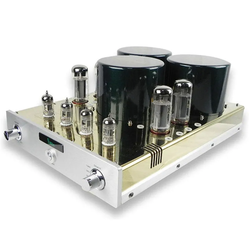 YAQIN MC-10T MC10T EL34 вакуумный ламповый двухтактный Интегрированный усилитель HIFI ламповый усилитель с 12AX7 предусилитель