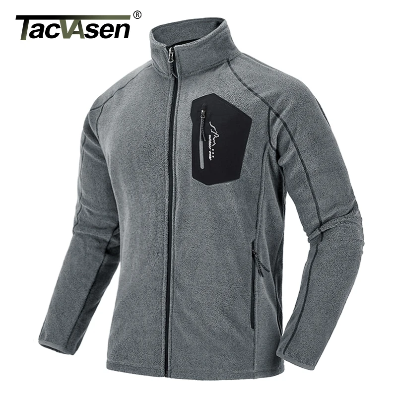 TACVASEN, тонкая Военная флисовая куртка, пальто, зимняя мужская теплая флисовая куртка, армейская зеленая одежда, Мужская ветрозащитная флисовая подкладка