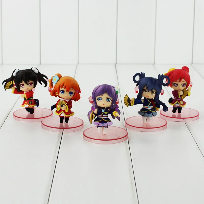2016 Новый Q versiont Аниме Мультфильм Love Live! Проект кумир школы ПВХ фигурка