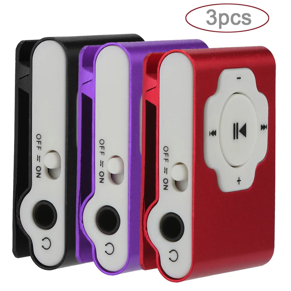CARPRIE MP3 плееры 3 шт. портативный мини USB плеер Поддержка Micro SD TF карта Спорт Музыка