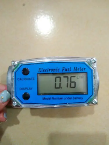 مقياس تدفق رقمي للتوربينات مقياس التدفق الالكتروني عداد مستشعرمؤشر تدفق بنزين وقود ماء DN25