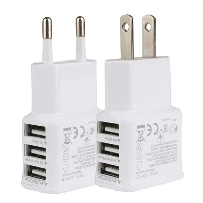 USB зарядное устройство 5 V 3A Универсальное портативное дорожное настенное адаптер