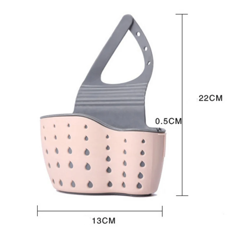 Подвесная полка для раковины с двумя карманами держатель губки мыла сливная