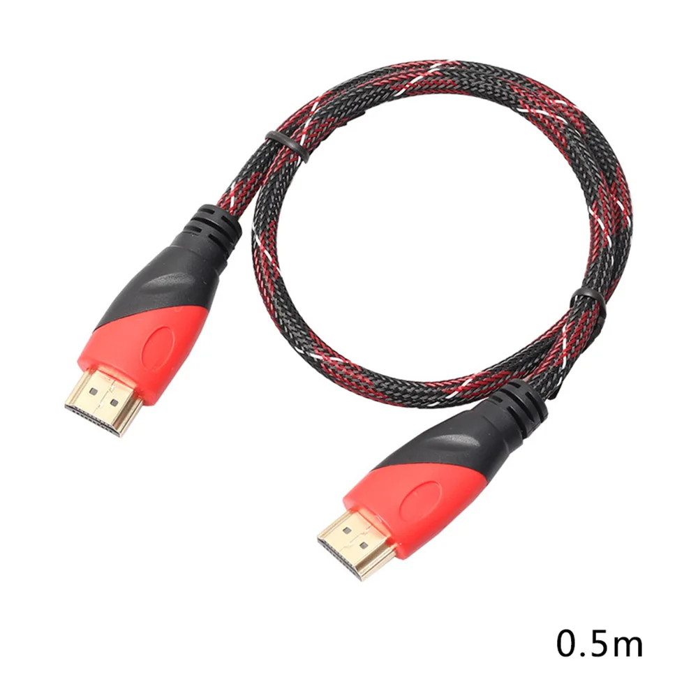 Новый HDMI кабель высокоскоростной позолоченное соединение с красной черно-белой