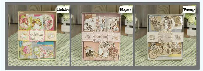 Eno поздравление DIY 12 пустых открыток с 12 конвертами Набор для изготовления открыток на день рождения подарочный Детский Набор для изготовления цветочных открыток