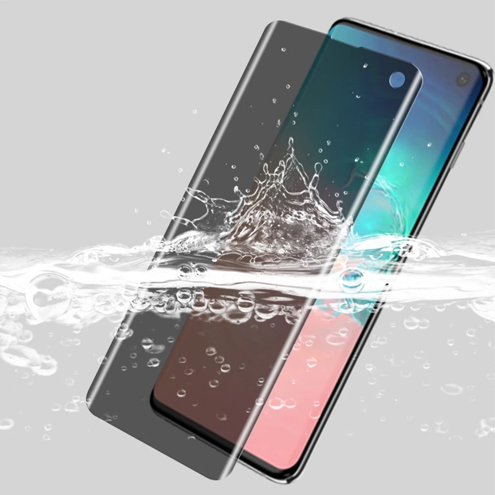 Полный экран Гидрогелевая пленка протектор для samsung S10 5G Мягкий ТПУ конфиденциальности Анти-ползучий экран протектор для Galaxy S10 Plus S10e