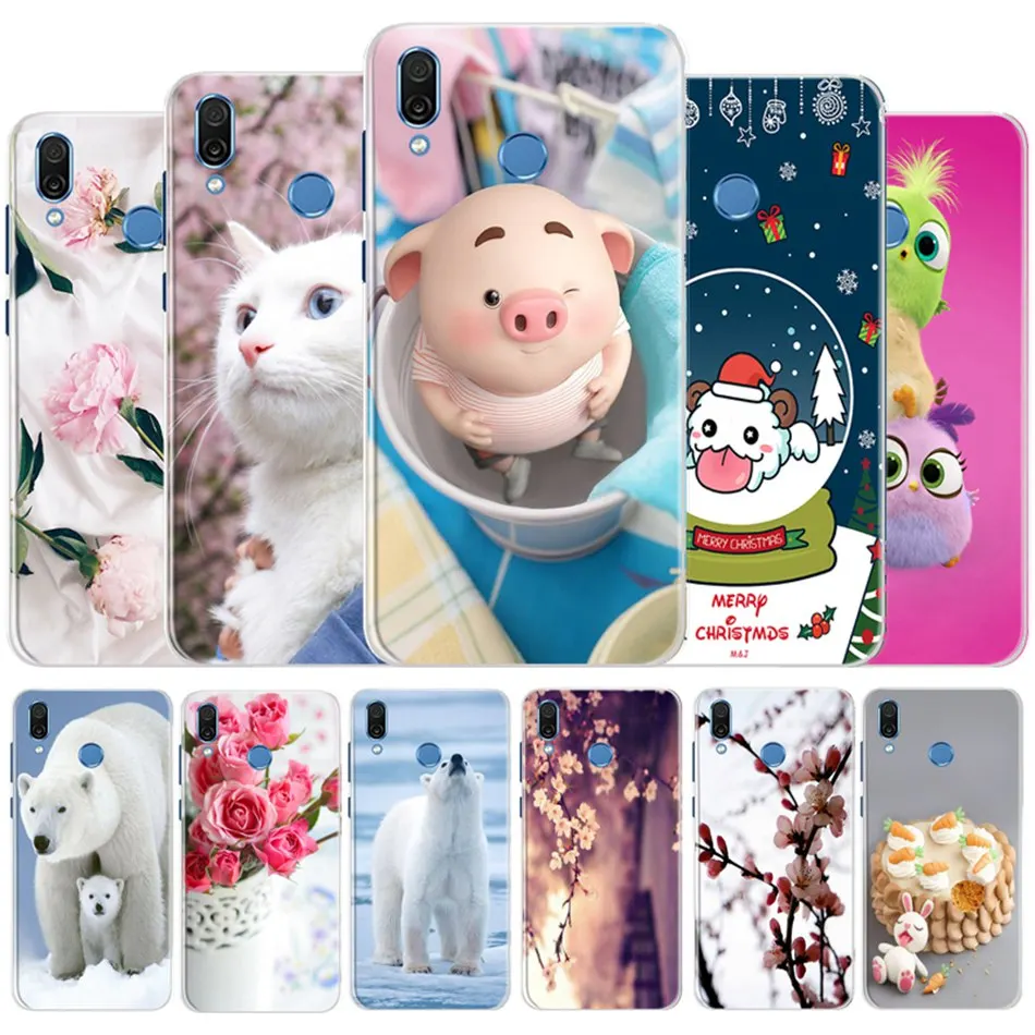 Cool Design CaseS For Huawei P smart 2019 Silicone 3D On Z STK-LX1 Soft TPU Back Cover Smart FIG-LX1 |