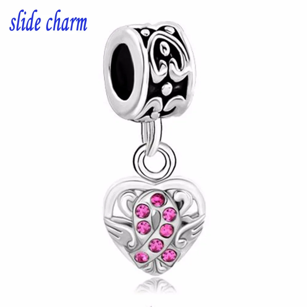 Шарм лента с кристаллами для женского браслета Pandora|fit pandora bracelet|fit pandorabeads fit |