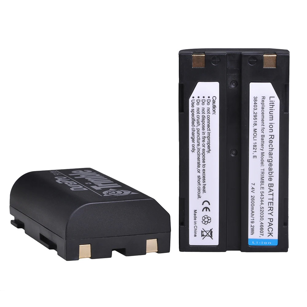 DuraPro 2600mAh D-Li1 литий-ионный аккумулятор для Trimble 54344 29518 46607 52030 38403 5700 5800 R6 R7 R8 запасная