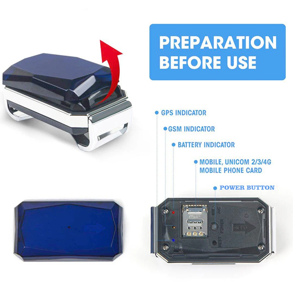 Водонепроницаемый gps-трекер для домашних животных G12P GSM GPRS Wifi LBS умные Домашние