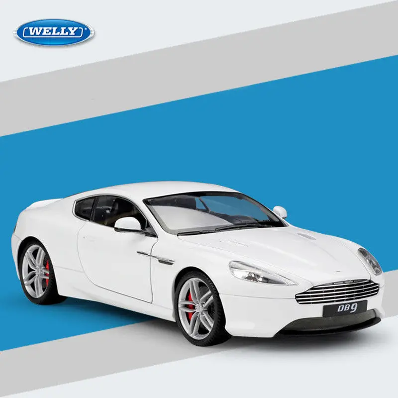 Welly 1:18 Aston Martin DB9 Diecast Model Sports Racing Car Toy NEW IN BOX