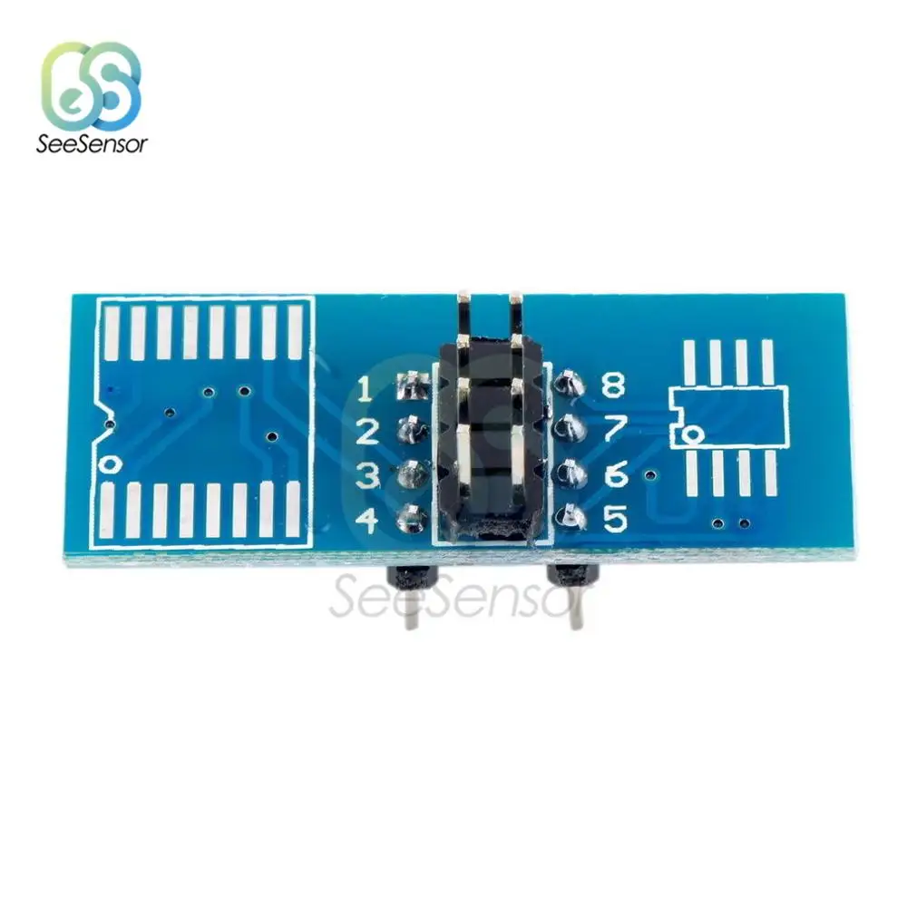 CH340 CH341A биос USB программатор SOP8 флэш-чип IC тестовый зажим программатор IC Разъем адаптер 24/25XX SPI флэш-чип EEPROM