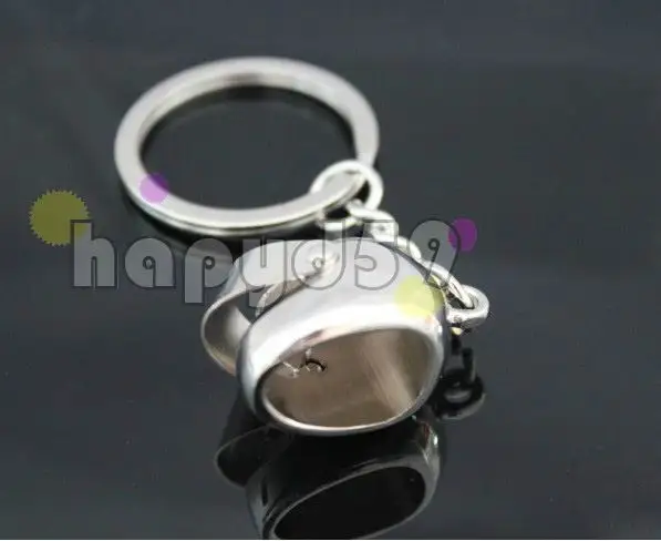 Сплав мотоциклетный мини-шлем брелок для автомобильных ключей кольцо влюбленных