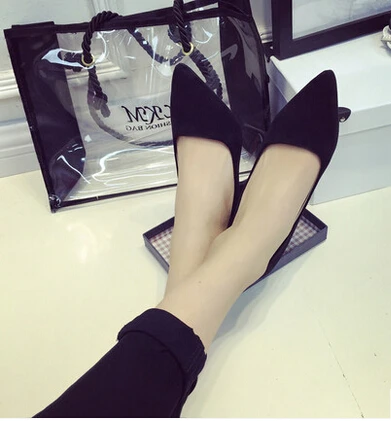 2017 г. новые летние элегантные женские замшевые рабочие туфли с острым носком