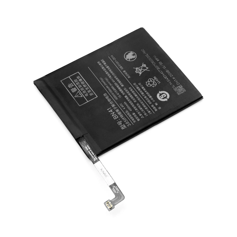 Аккумуляторная батарея BN41 BN-41 BN 41 4100MAH Стандартная батарея Замена для Xiaomi Redmi Note 4 сотового телефона