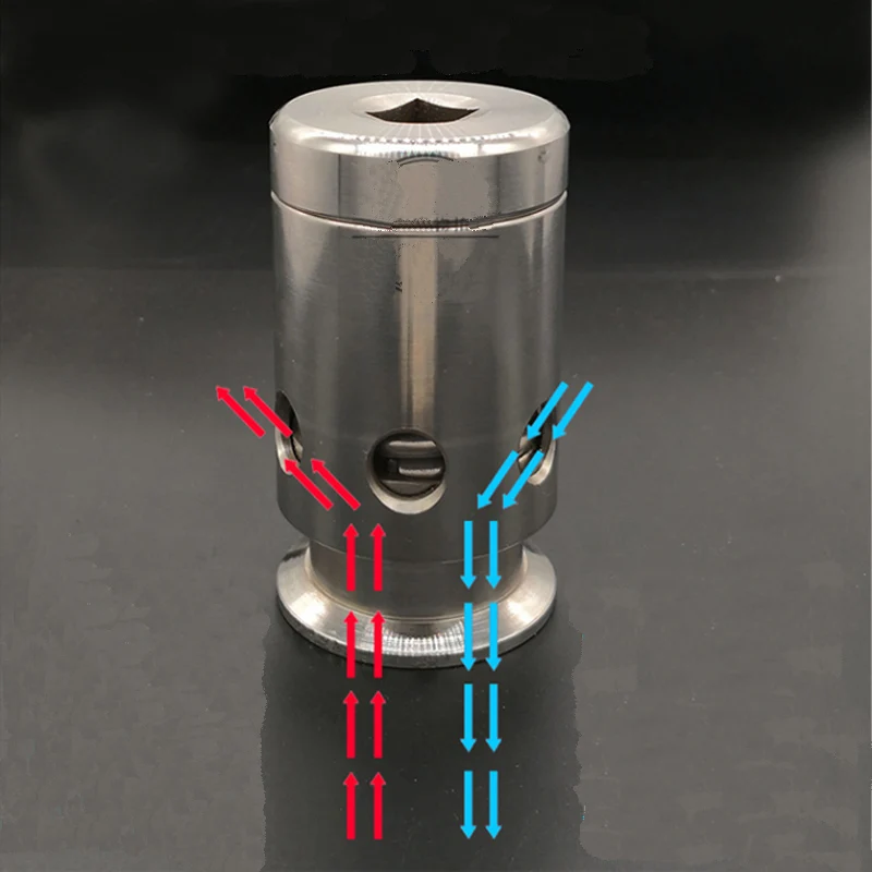 2 &quotTri Clamp 1 бар 304 нержавеющая сталь санитарный пружинный тип Вакуумный