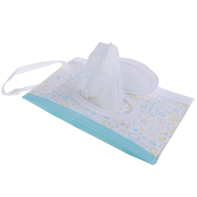 Модные салфетки для переноски Чехол сцепления и легко носить с собой на кнопках