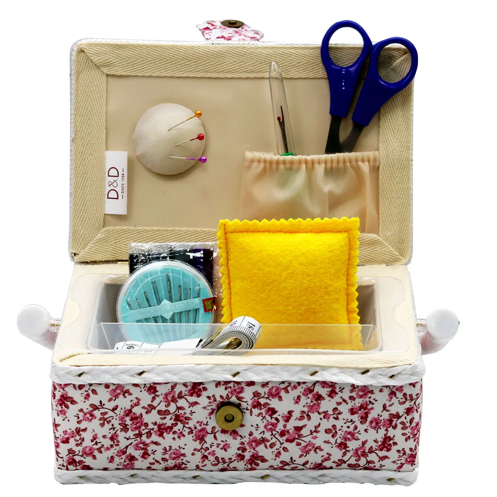 Набор для шитья ручной работы корзина хранения с цветочным узором инструмент