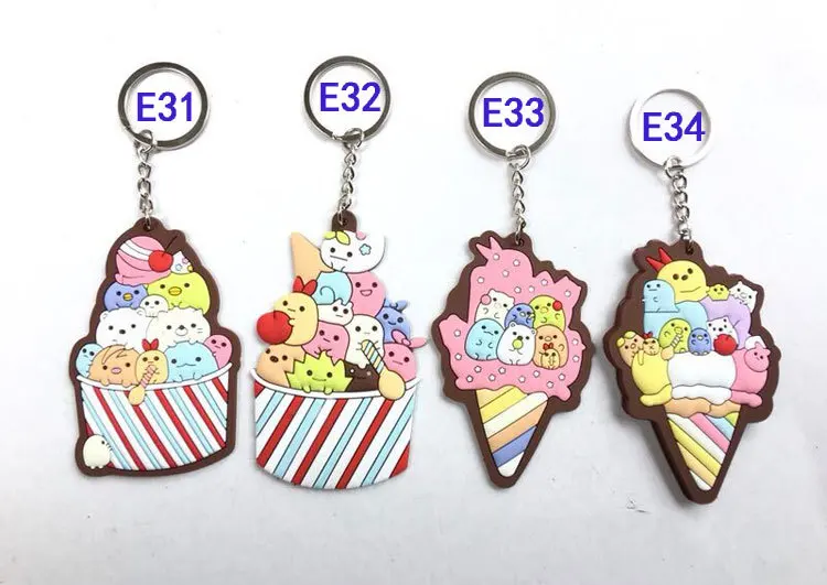 От 6 до 9 см Sumikkogurashi мороженое аниме-брелок для ключей ПВХ фигурка брелок милые