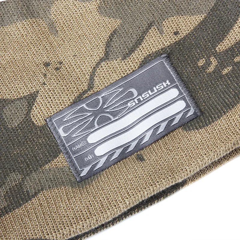 Новая мужская Лыжная шапка теплая зимняя вязаная для катания на коньках лыжная с