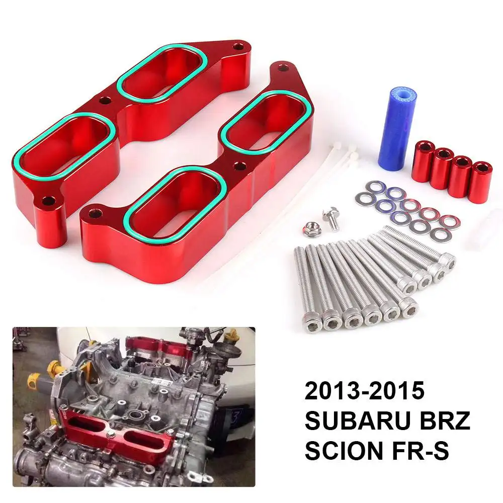 Красный Dynoracing блок питания впускной коллектор прокладки для Subaru BRZ 2013- для Scion FR-S BX101515 - Цвет: Красный