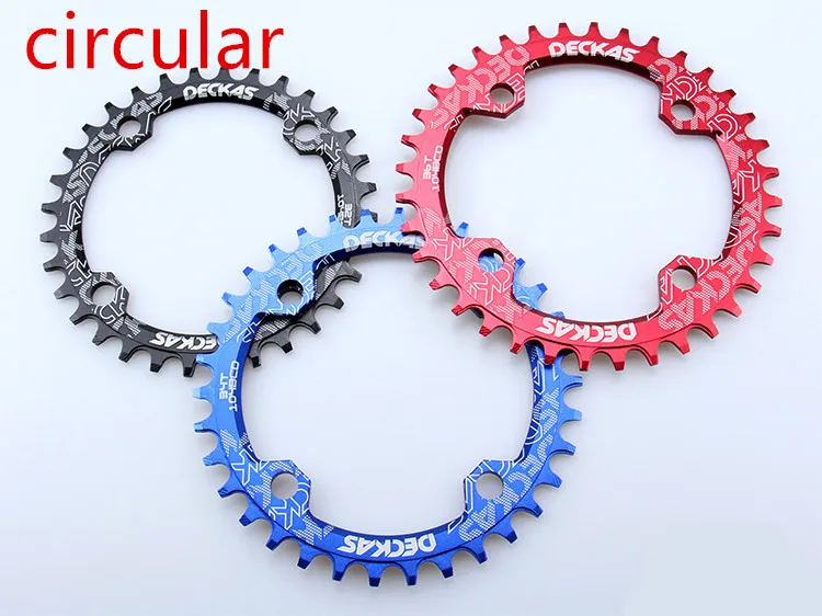 Звездообразная звезда для горного велосипеда DECKAS 104 мм 32/34/ 36/ 38T|chainring bcd|bicycle chain