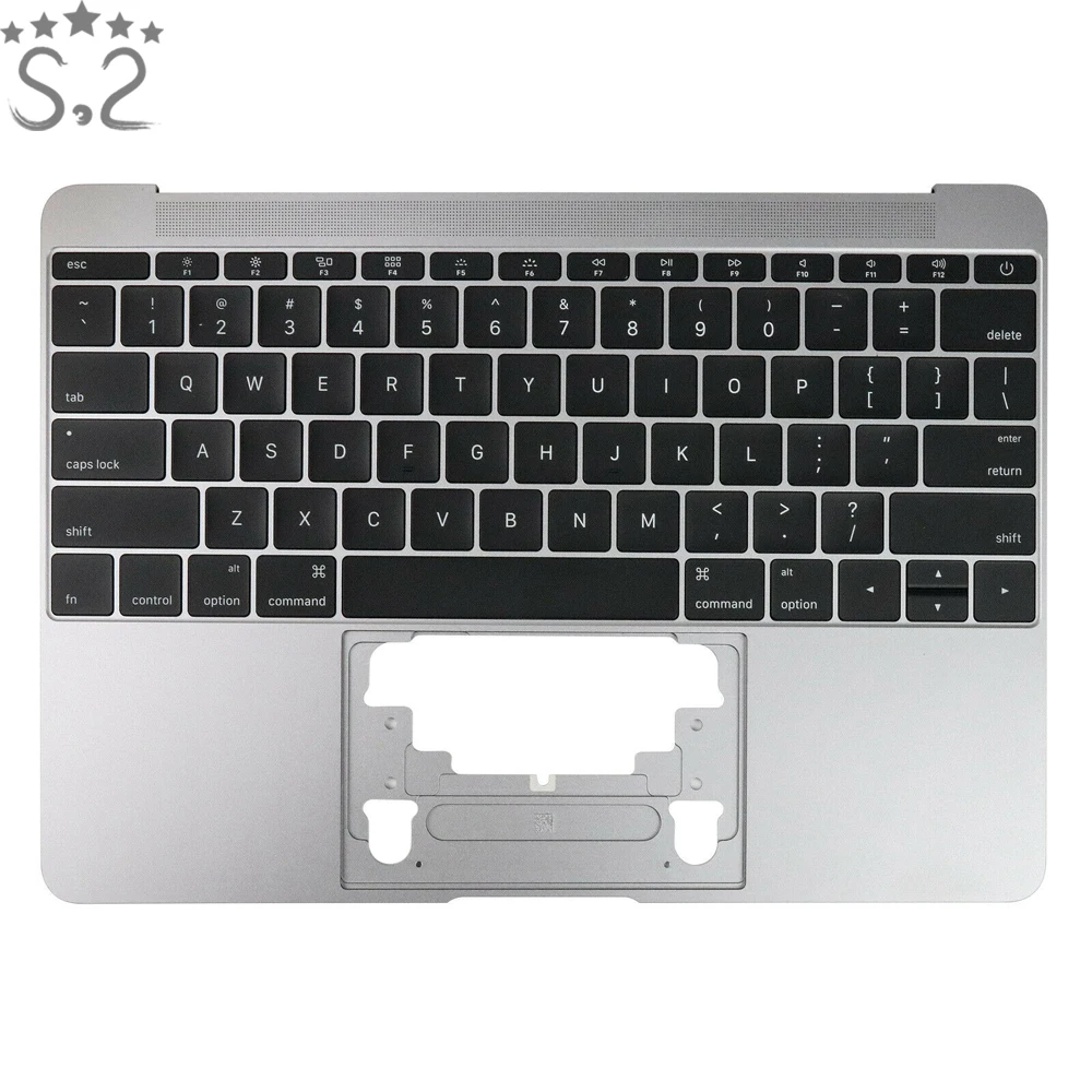 

Чехол Topcase Для Macbook 12 дюймов A1534 с верхним корпусом США, упор для ладони с клавиатурой и подсветкой 2016 года