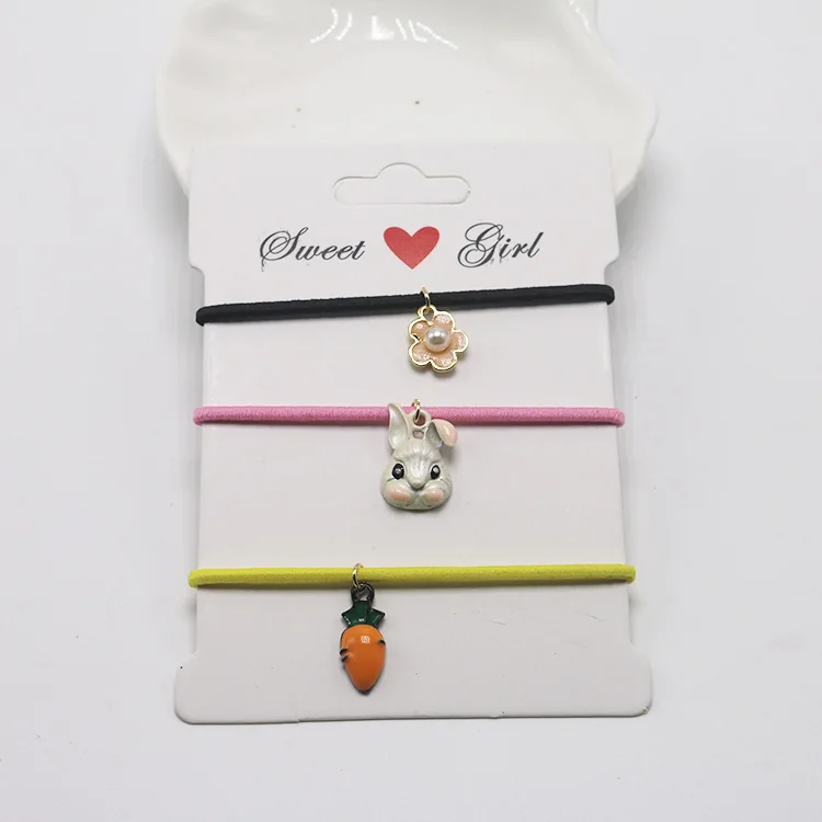 Детская резинка для волос с маленькой подвеской Детские резинки волосы девочек