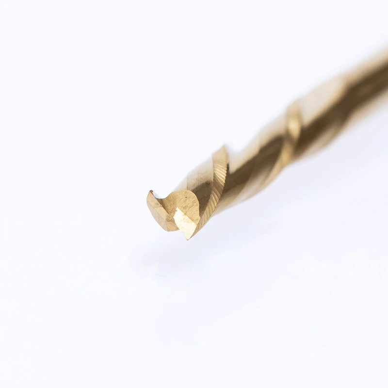 SHINA 5pc 3.175mm Titanium Coating 2 Flute Spiral Router Bit wood CNC tool End Mill Tungsten Carbide PCB Milling Cutter 2.5x8mm |