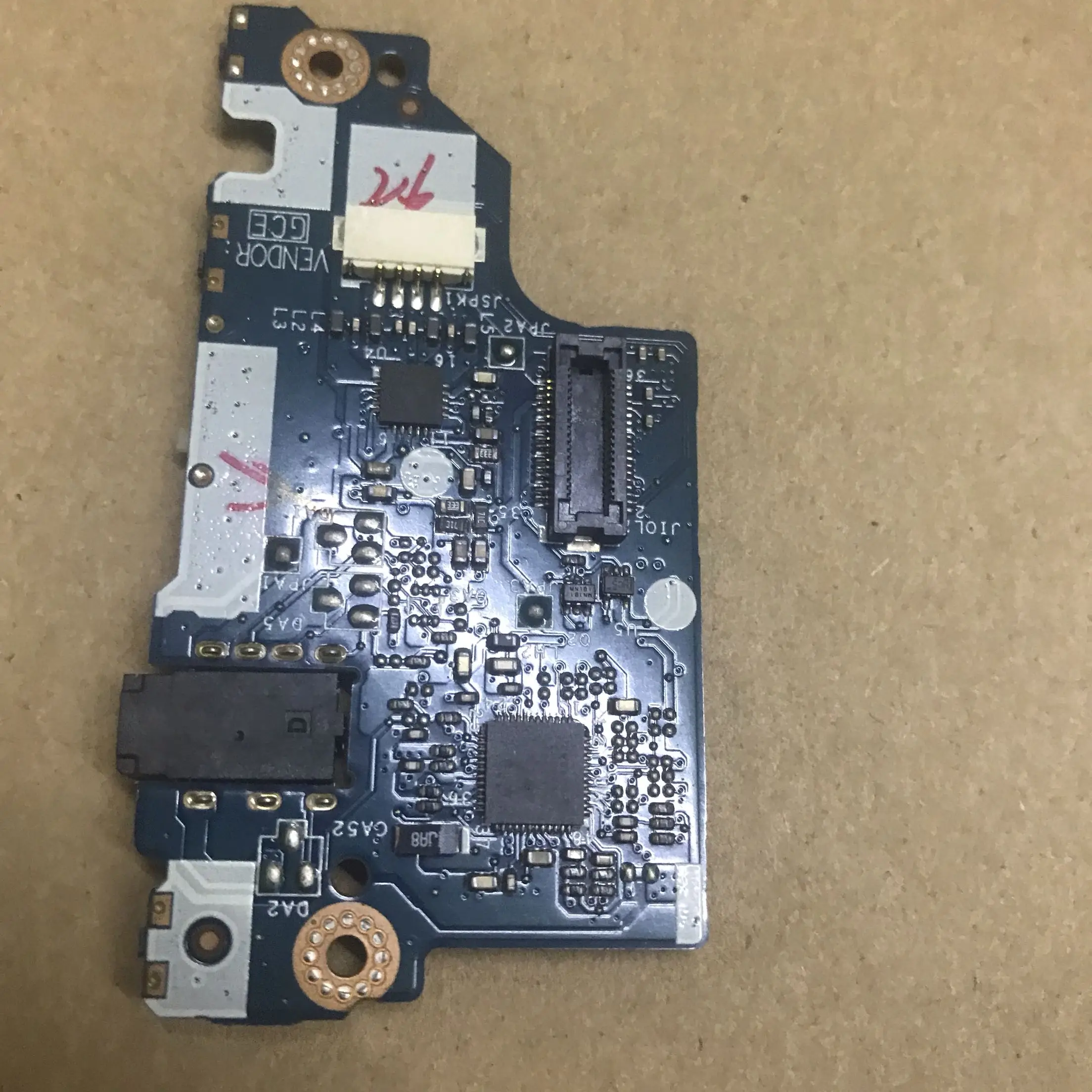 Для Dell XPS 12 9Q33 аудио порт/Кнопка питания печатная плата IO 63XND 063XND LS 9261P|Компьютерные