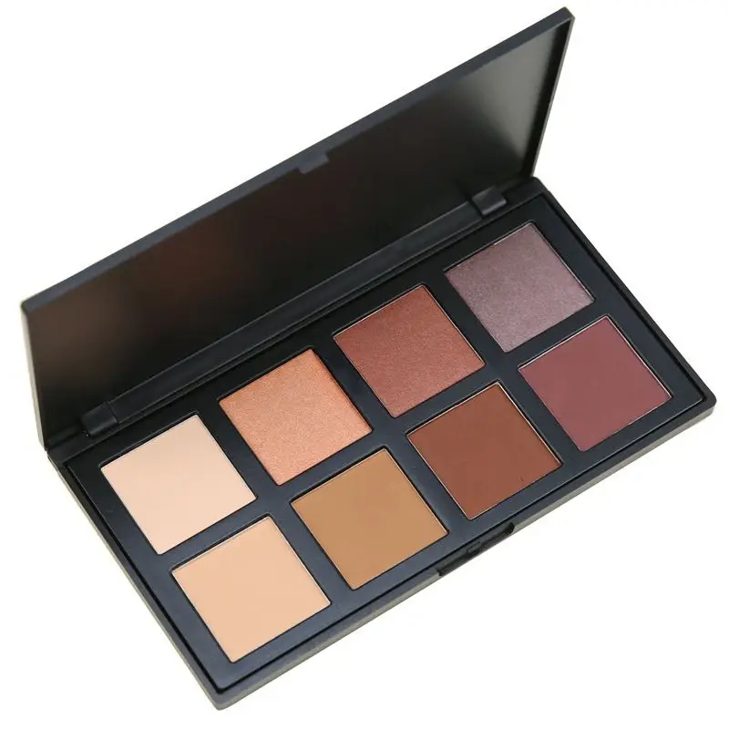 Палитра теней для век Naked Earth Warm Shimmer Matte Beauty Smoky Eye-shadow Pallete на 8 цветов/наборов для создания вечернего макияжа глаз на вечеринку.