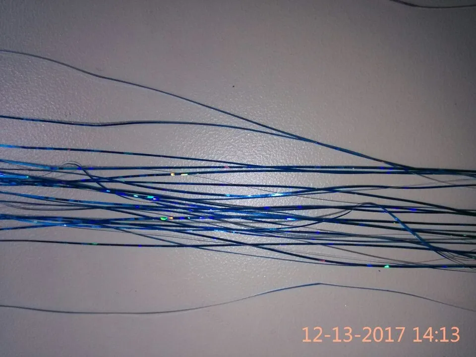 Лазерная вспышка 7color шелковое наращивание волос 7 упаковок волос украшение для волос СИНТЕТИЧЕСКОЕ Наращивание волос пиральные радужные волосы
