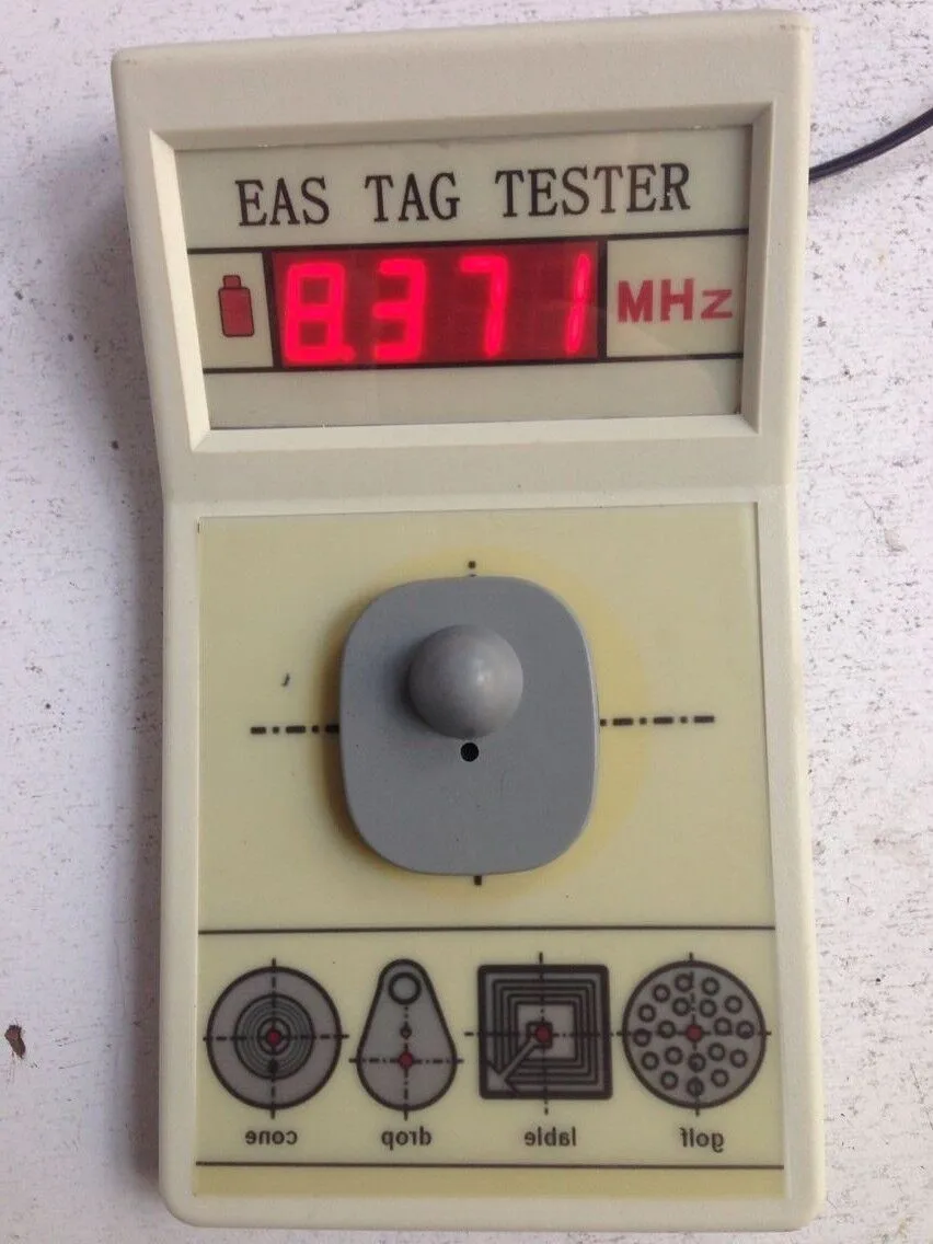 EAS tag tester, EAS tag frequency tester 8.2mhz for soft label and hard tag enlarge