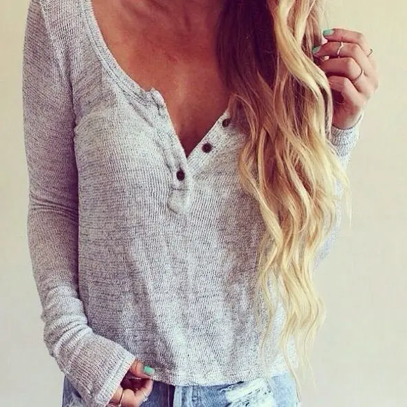 Повседневный женский свободный кардиган с длинным рукавом вязаный свитер