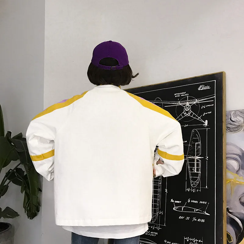 Весеннее пальто женское 2019 короткая баскетбольная куртка Женская Harajuku Осенняя