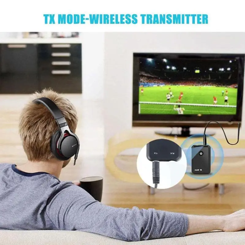 2в1 беспроводной Bluetooth 4,2 аудио передатчик приемник музыкальный адаптер AUX RCA