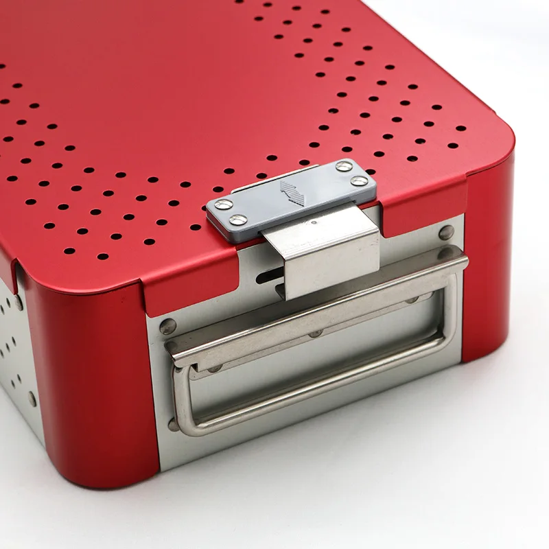 Алюминий сплав хирургического инструмента коробка для стерилизации с высокой