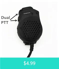 Baofeng UV-82 рация 5 Вт двойной PTT 137-174/400-520 МГц UV 82 Ham Любительская портативная двухсторонняя радиостанция для охотничьего трекера